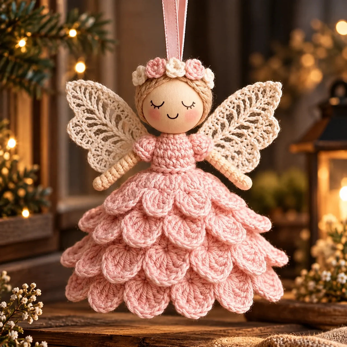 Crochet Ornament Kit Complete Soft Yarn Hook & Needle