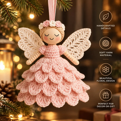 Crochet Ornament Kit Complete Soft Yarn Hook & Needle