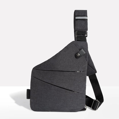 Crossbody Bag RFID-Blocking Cut-Resistant Strap Water-Repellent Polyester