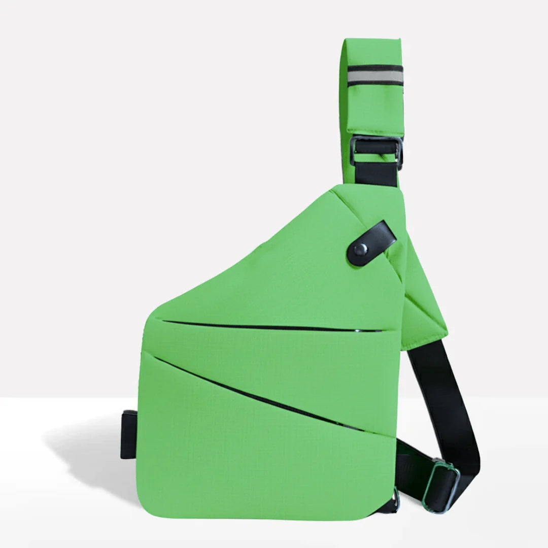 Crossbody Bag RFID-Blocking Cut-Resistant Strap Water-Repellent Polyester