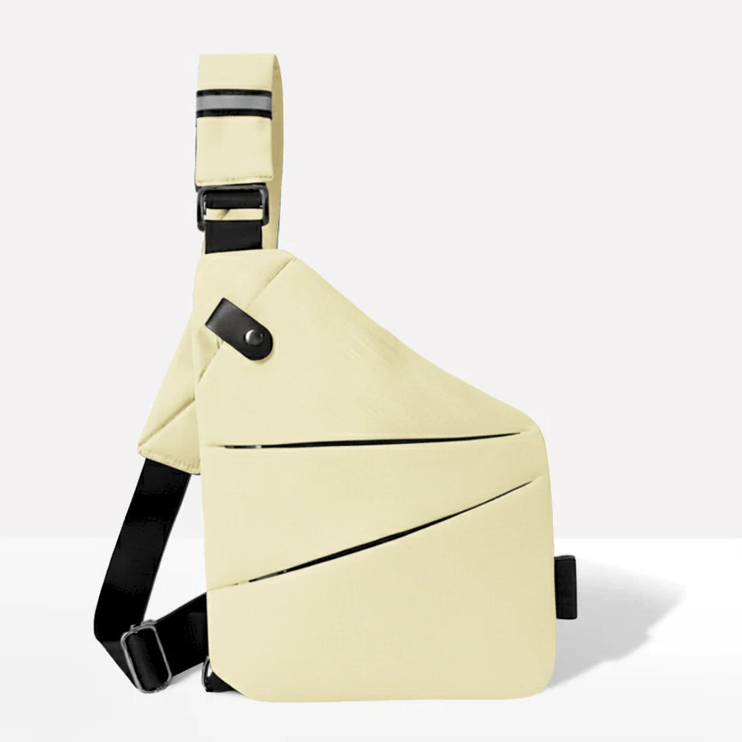 Crossbody Bag RFID-Blocking Cut-Resistant Strap Water-Repellent Polyester