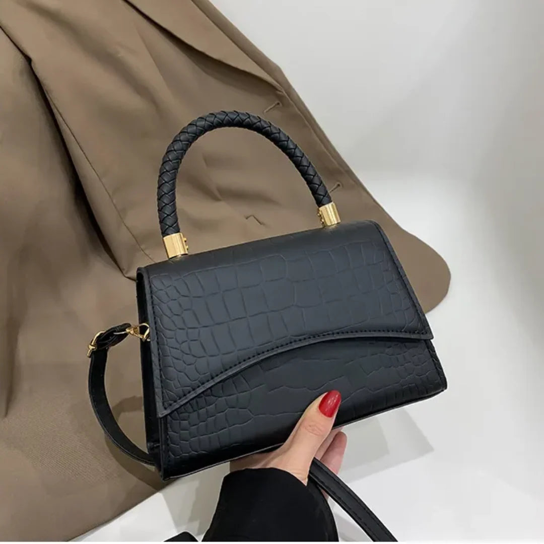 Crossbody Handbag Faux Leather Adjustable Strap