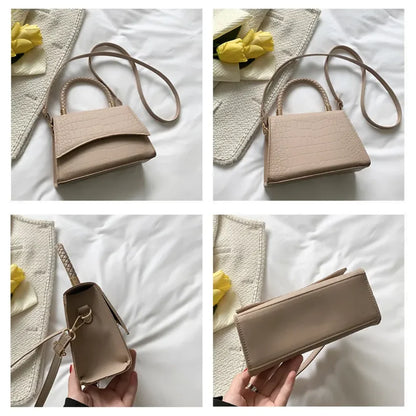 Crossbody Handbag Faux Leather Adjustable Strap