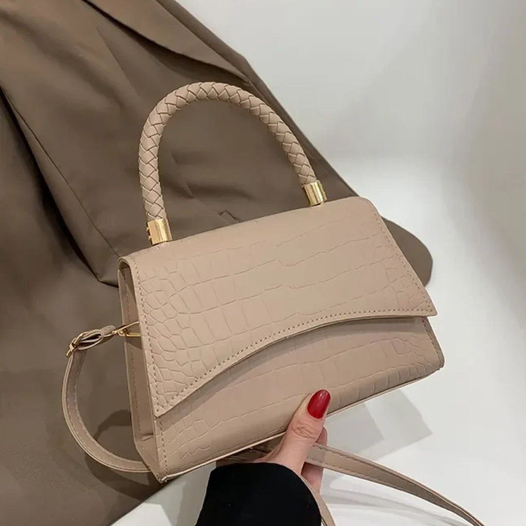Crossbody Handbag Faux Leather Adjustable Strap