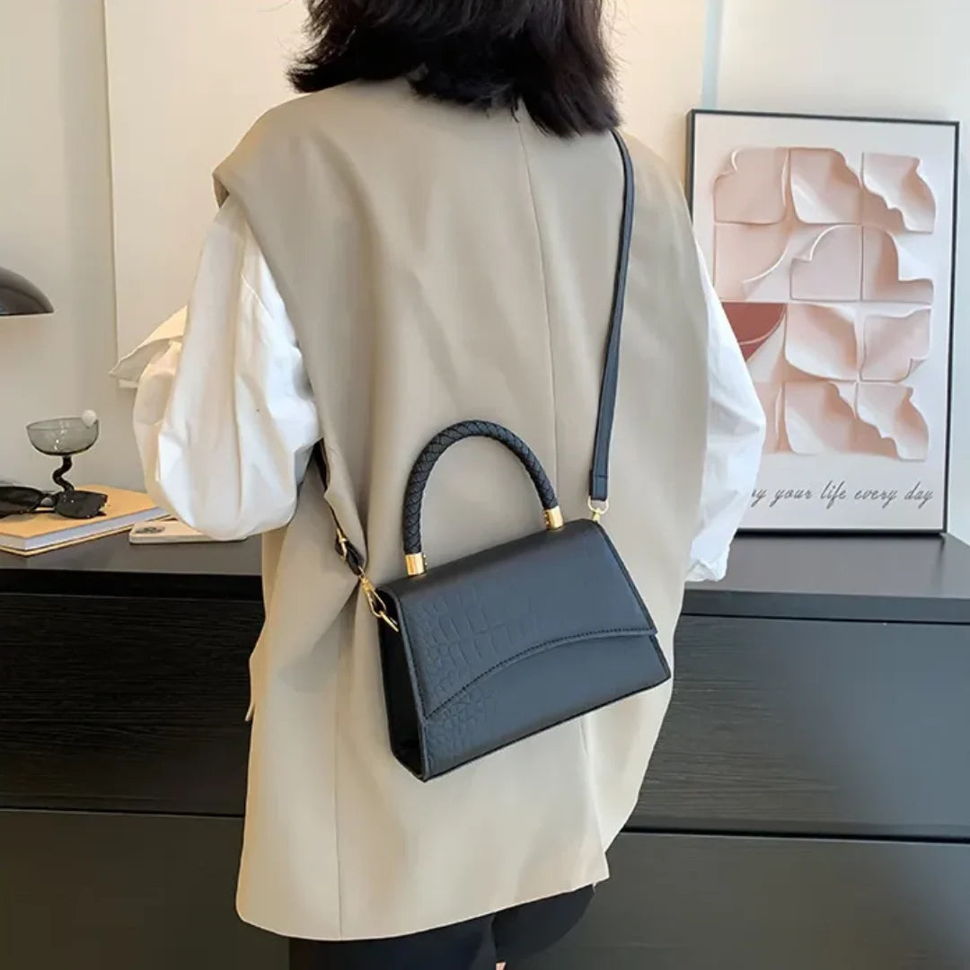 Crossbody Handbag Faux Leather Adjustable Strap