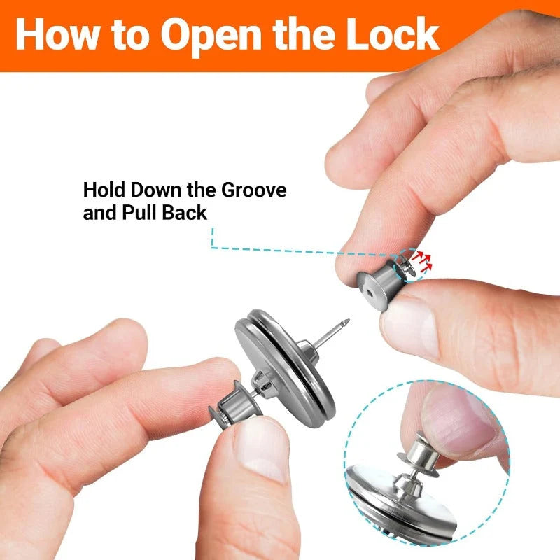 Curtain Clips Magnetic Strong Hold No-Drill Installation