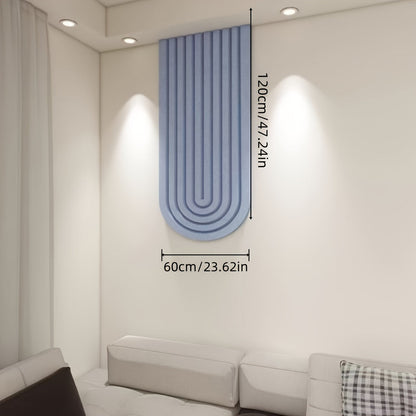 Curved Pinboard Self-Adhesive Polyester Felt 60 x 120 cm