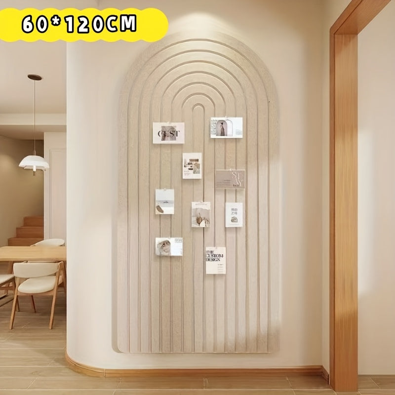 Curved Pinboard Self-Adhesive Polyester Felt 60 x 120 cm