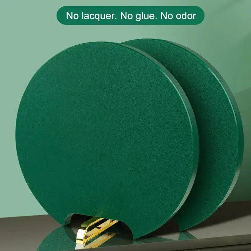 Cutting Board Round Double-Sided Antibacterial PE 13.78 Inch