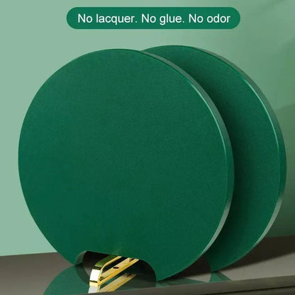 Cutting Board Round Double-Sided Antibacterial PE 13.78 Inch