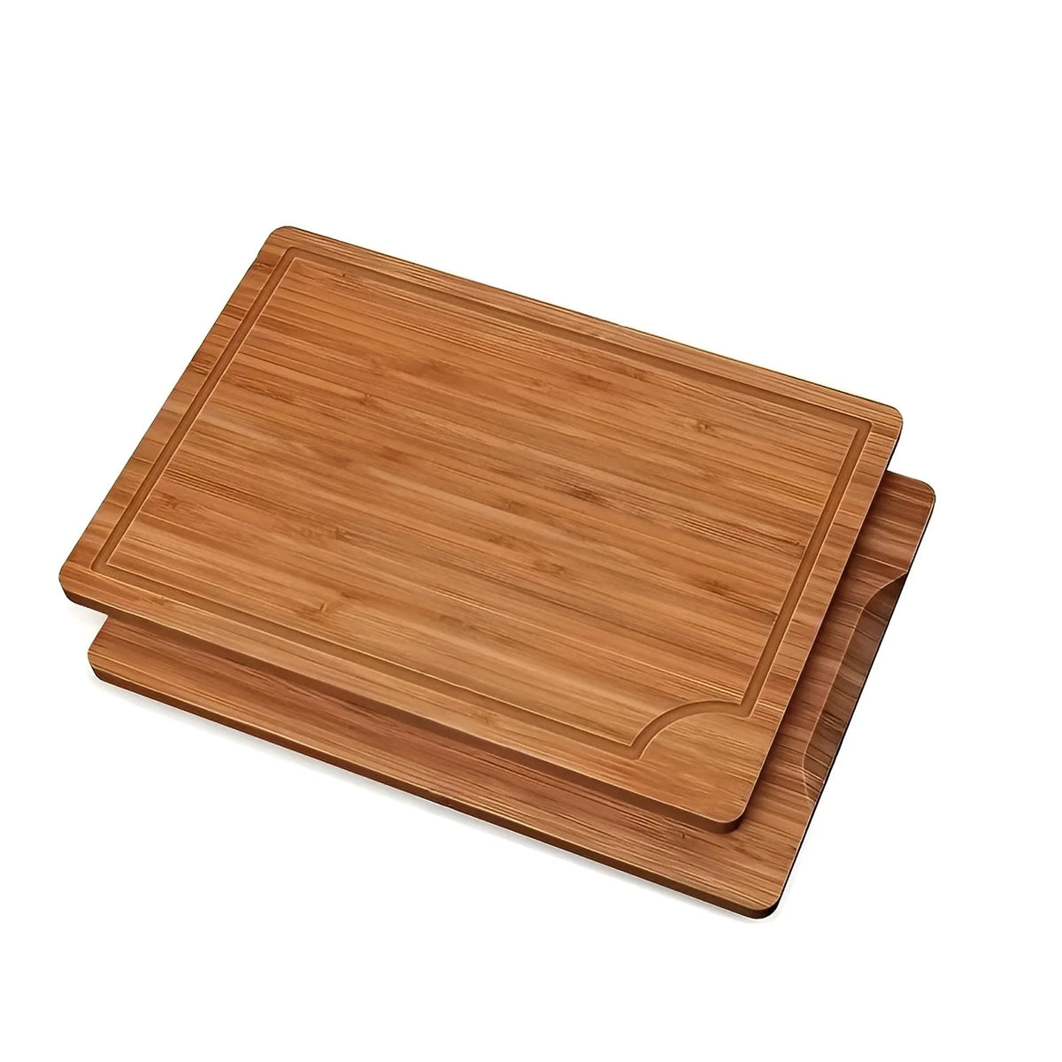 Cutting Board Set Bamboo 3-Piece Food-Safe Prep & Serving