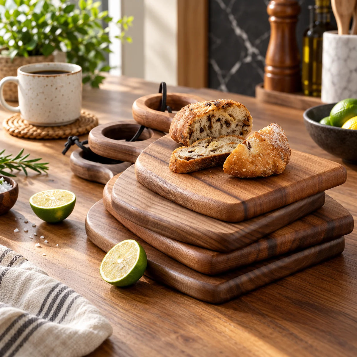 Cutting Board Set Double-Sided Walnut Two Sizes