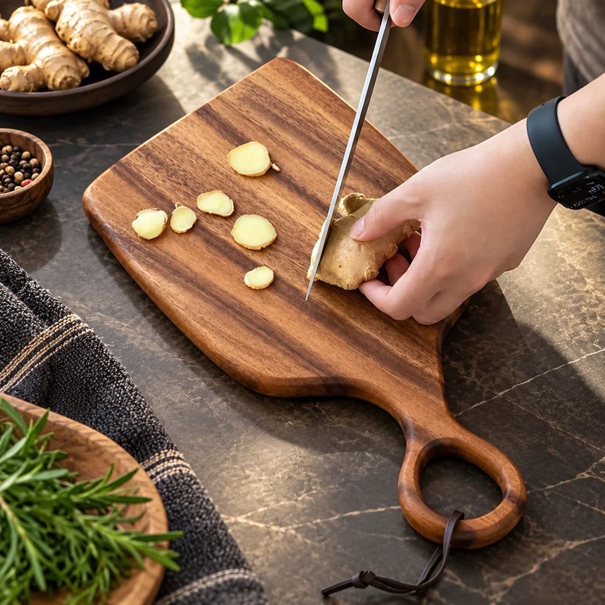 Cutting Board Set Double-Sided Walnut Two Sizes