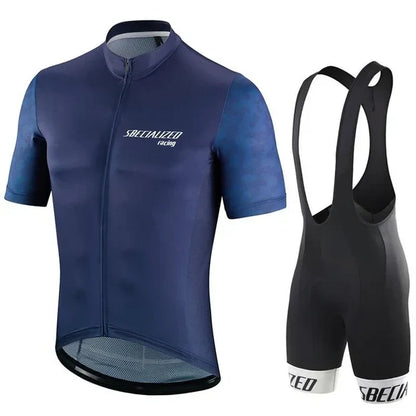 Cycling Jersey & Bib Shorts Set Quick-Dry Padded Chamois