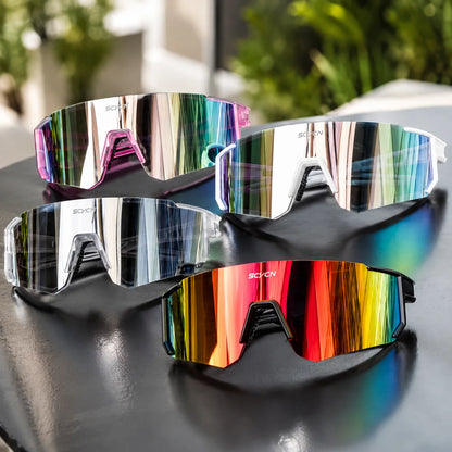 Cycling Sunglasses Wide Wraparound UV400 Polycarbonate