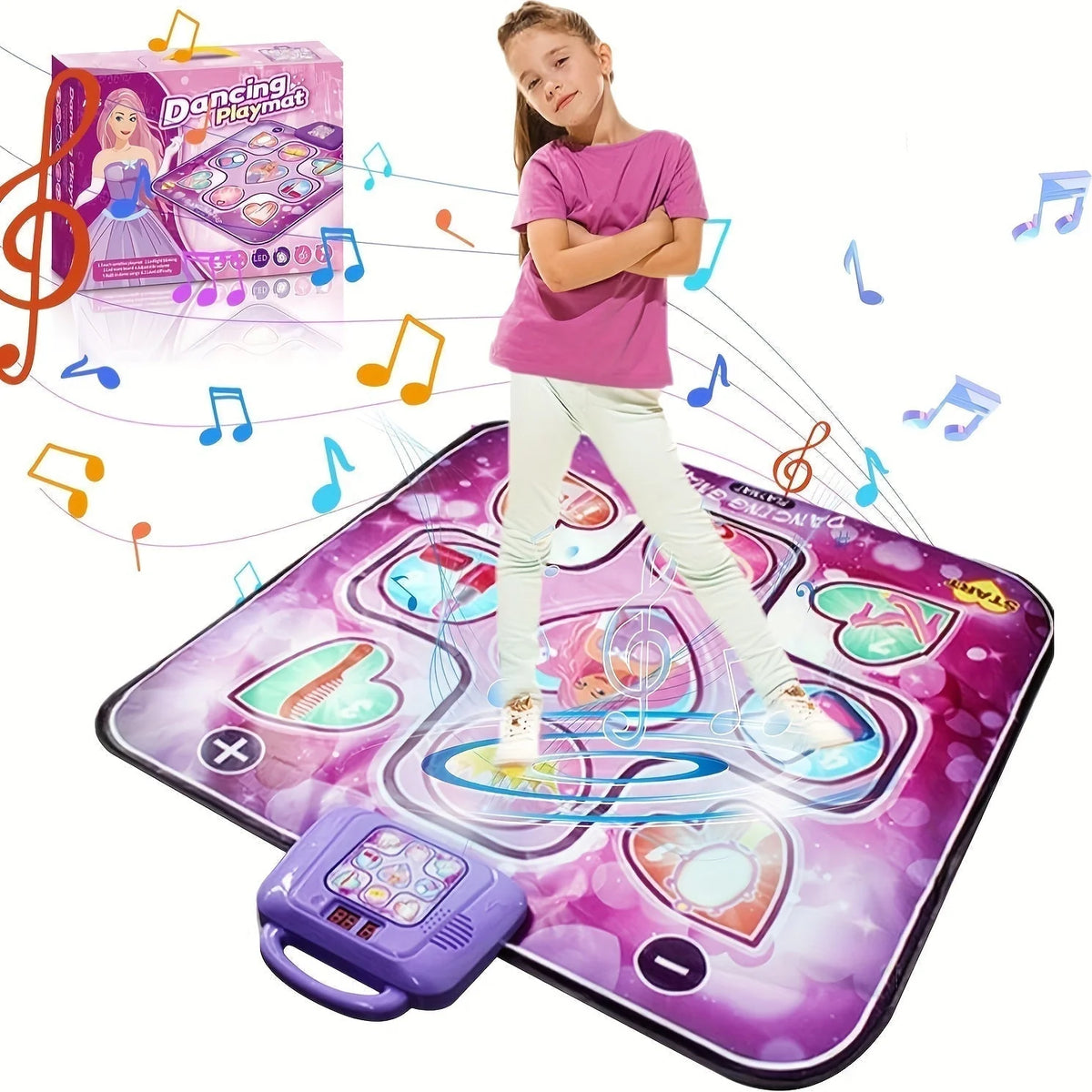 Dance Mat Screen-Free Scoring Battery-Powered