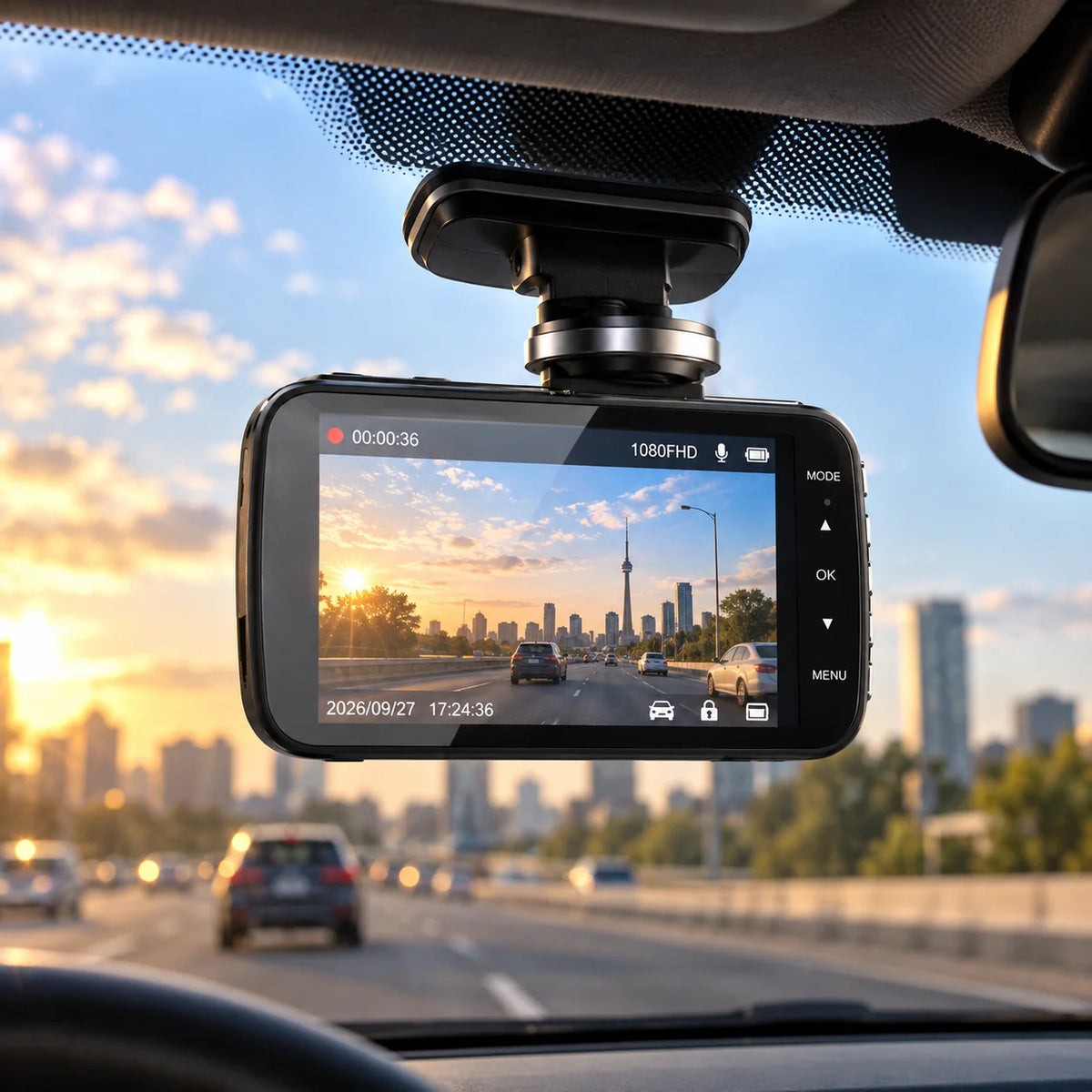 Dash Cam Dual Front & Rear Night Vision