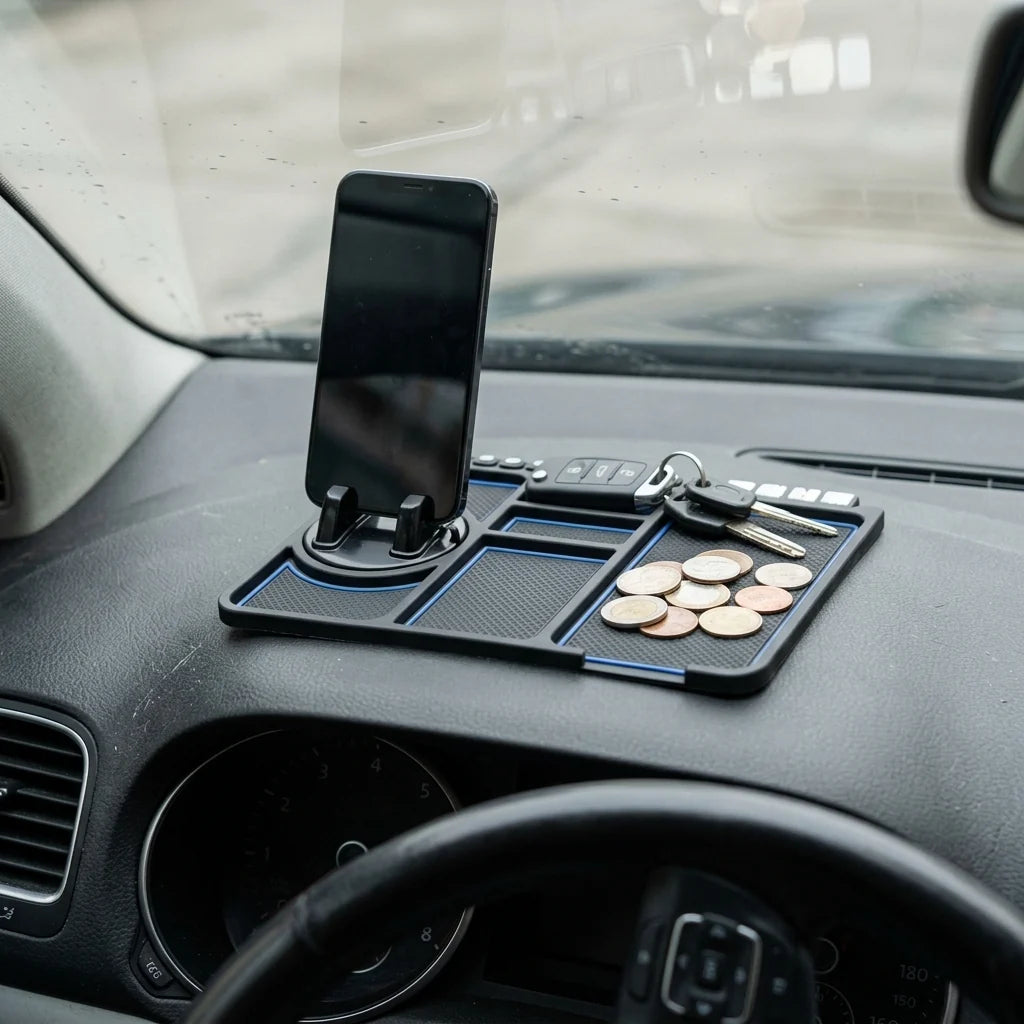 Dashboard Organizer Mat Non-Slip & Washable Silicone