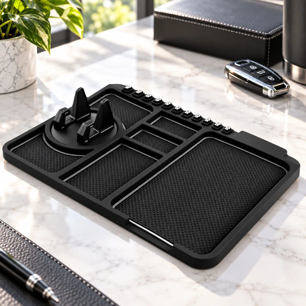 Dashboard Organizer Mat Non-Slip & Washable Silicone