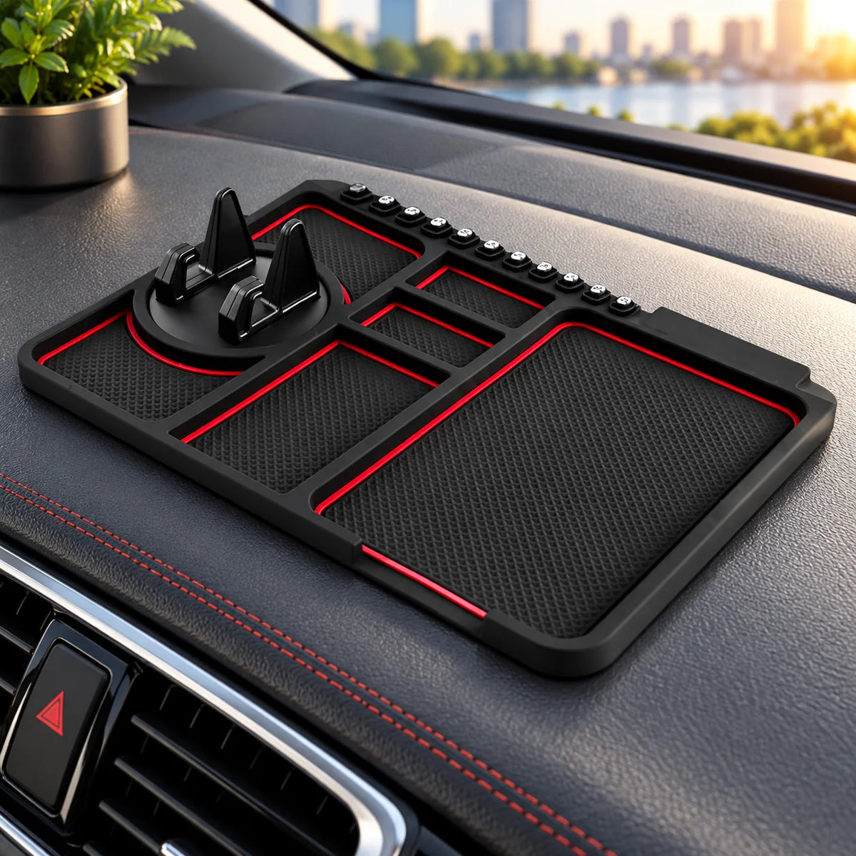 Dashboard Organizer Mat Non-Slip & Washable Silicone