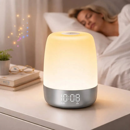 Daylight Alarm Clock Sunrise Simulation Dimmable Light Soothing Sounds