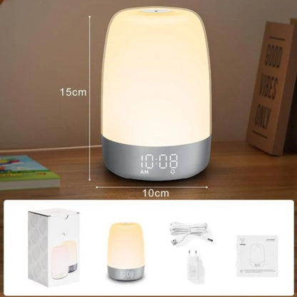 Daylight Alarm Clock Sunrise Simulation Dimmable Light Soothing Sounds