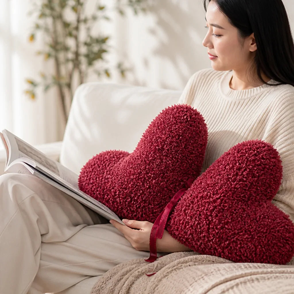 Decorative Bow Cushion Soft-Touch Removable Machine-Washable Cover