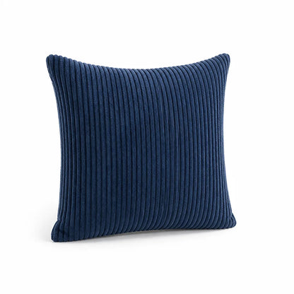 Decorative Cushion 30 cm Ribbed Texture Machine-Washable Cover