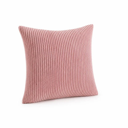Decorative Cushion 30 cm Ribbed Texture Machine-Washable Cover