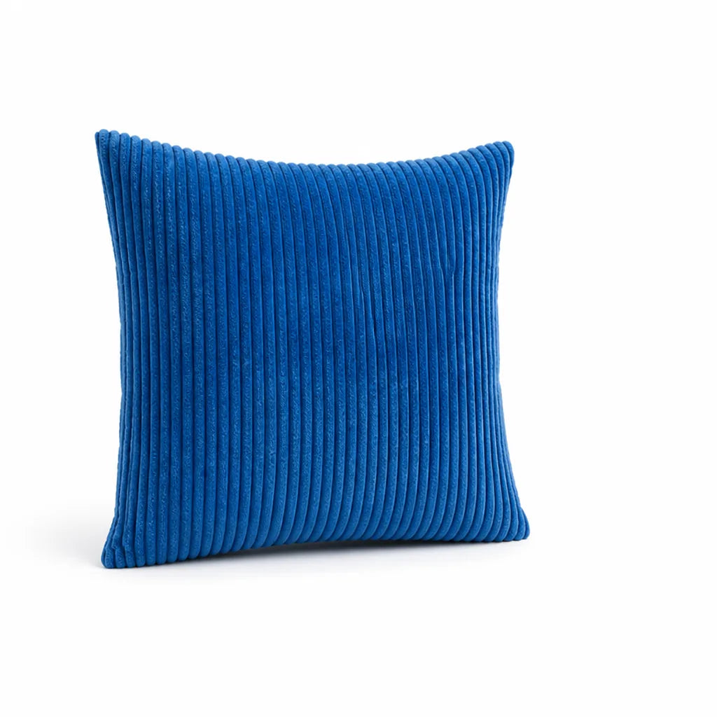 Decorative Cushion 30 cm Ribbed Texture Machine-Washable Cover
