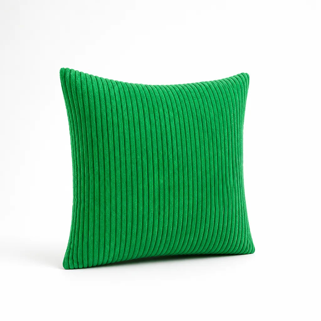 Decorative Cushion 30 cm Ribbed Texture Machine-Washable Cover