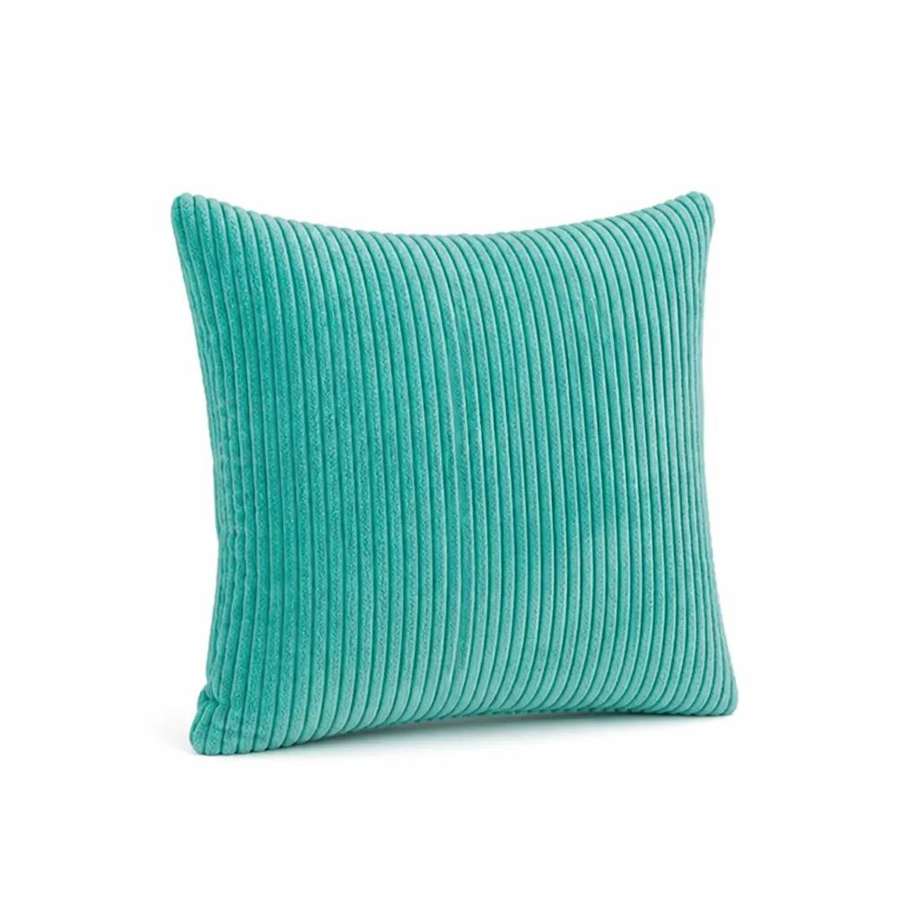 Decorative Cushion 30 cm Ribbed Texture Machine-Washable Cover