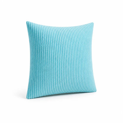 Decorative Cushion 30 cm Ribbed Texture Machine-Washable Cover