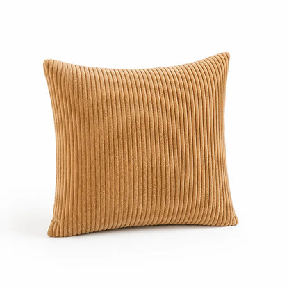 Decorative Cushion 30 cm Ribbed Texture Machine-Washable Cover
