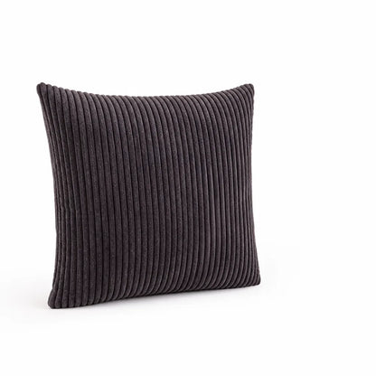 Decorative Cushion 30 cm Ribbed Texture Machine-Washable Cover