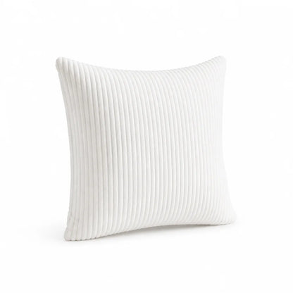 Decorative Cushion 30 cm Ribbed Texture Machine-Washable Cover
