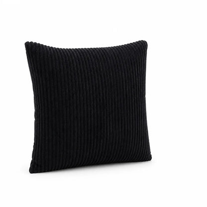 Decorative Cushion 30 cm Ribbed Texture Machine-Washable Cover