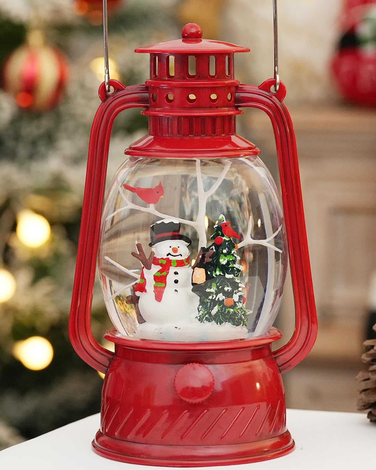Decorative Lamp Hand-Painted Warm LED 6-Hour Timer