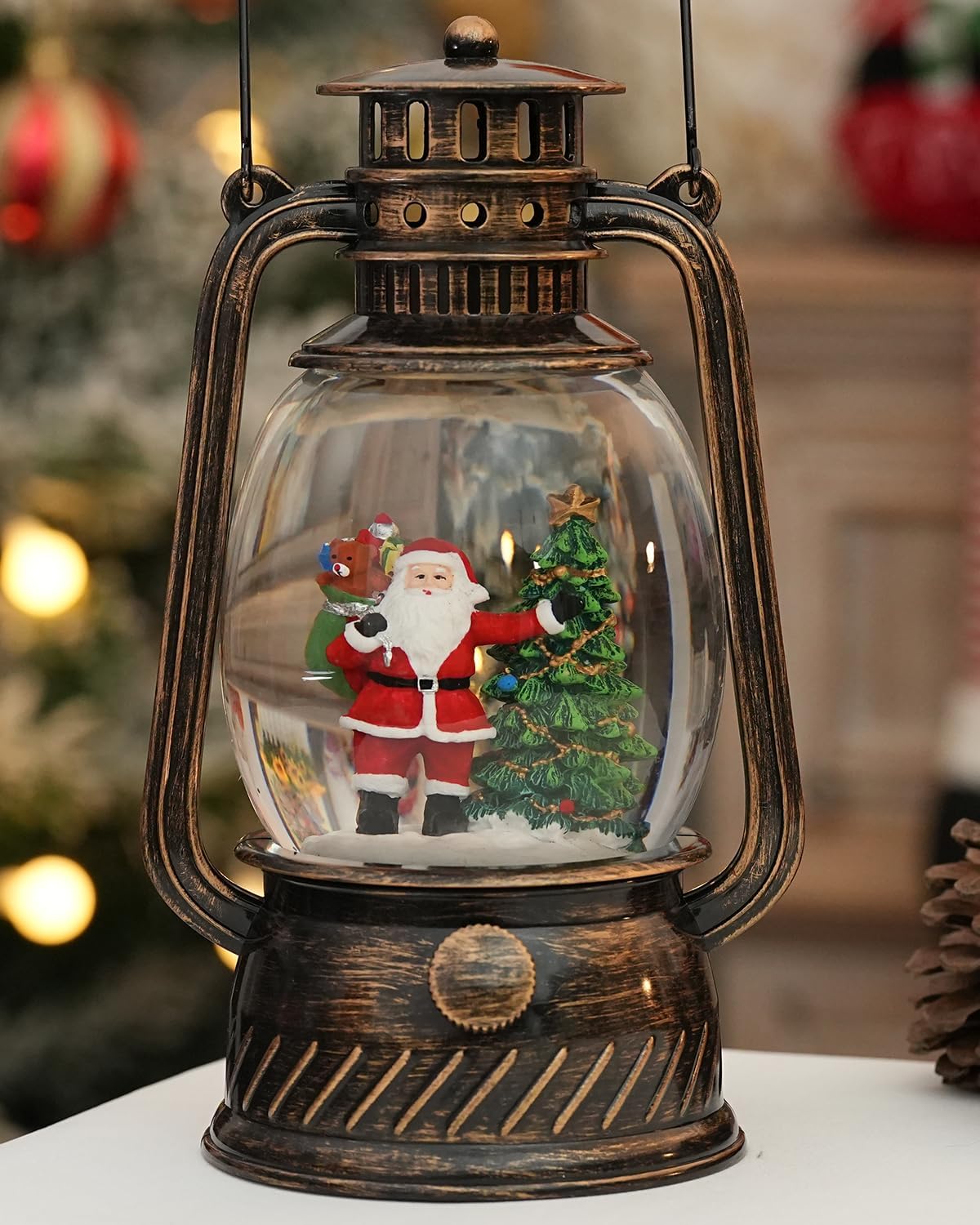 Decorative Lamp Hand-Painted Warm LED 6-Hour Timer