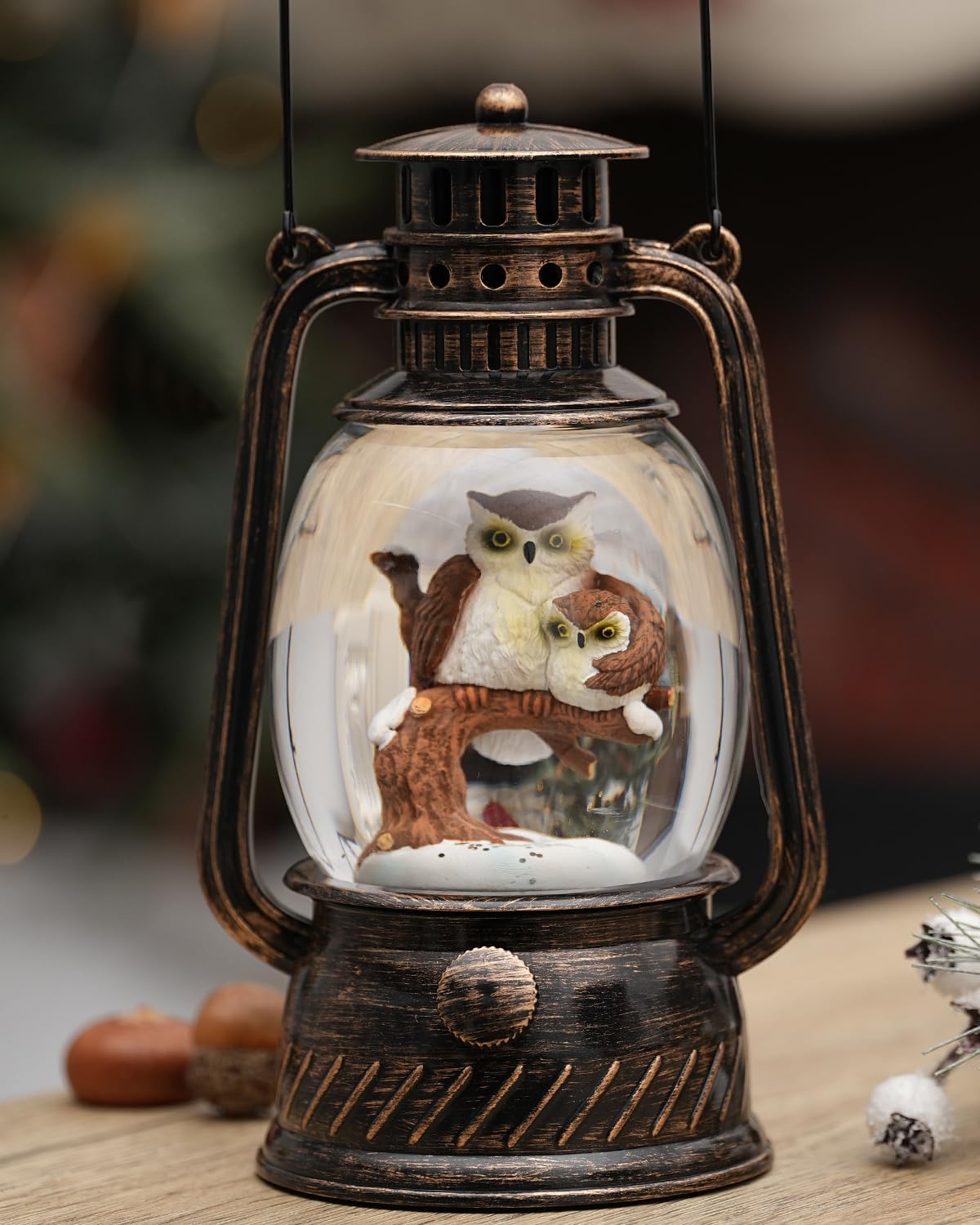 Decorative Lamp Hand-Painted Warm LED 6-Hour Timer