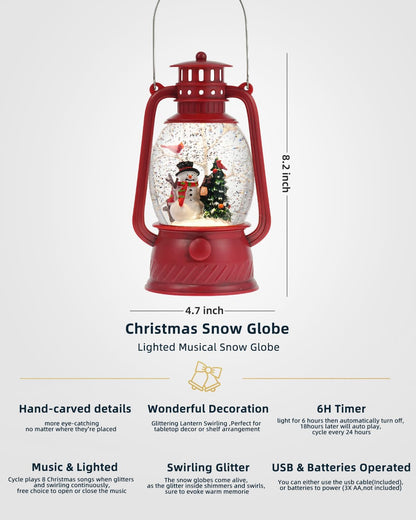 Decorative Lamp Hand-Painted Warm LED 6-Hour Timer