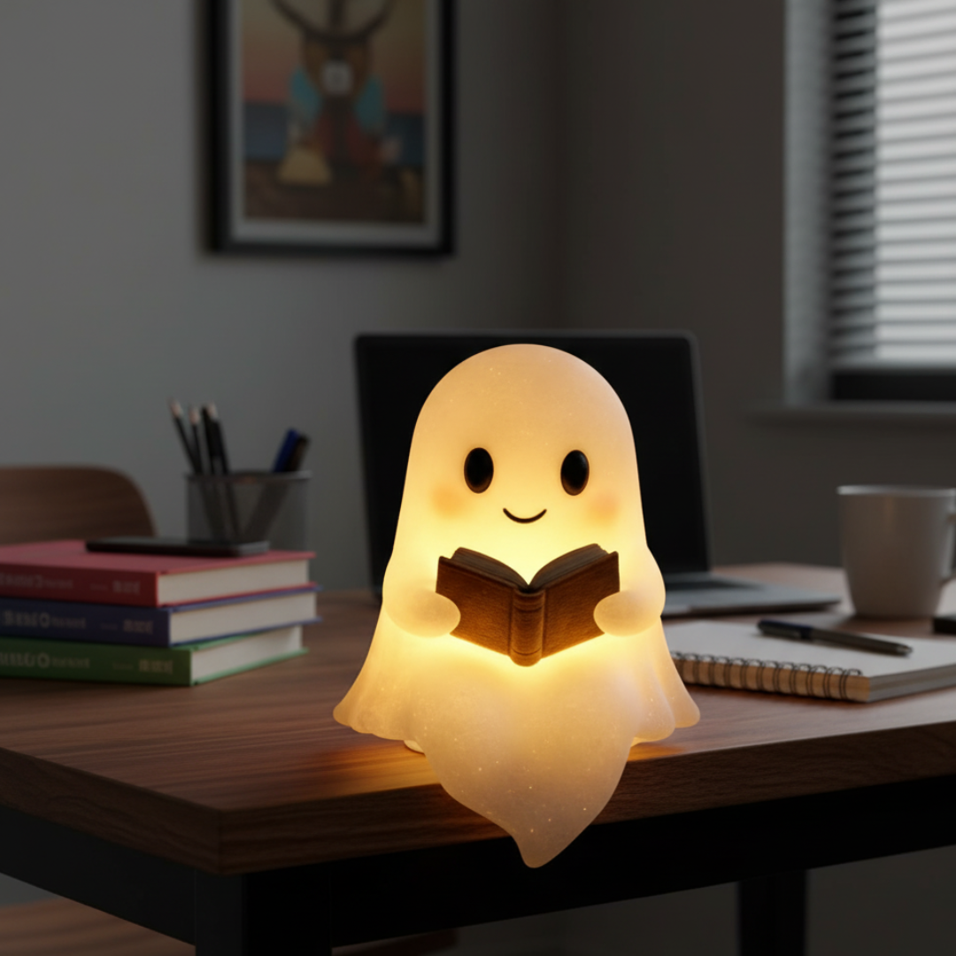 Decorative Table Lamp Ghost Shape Handmade Warm White LED