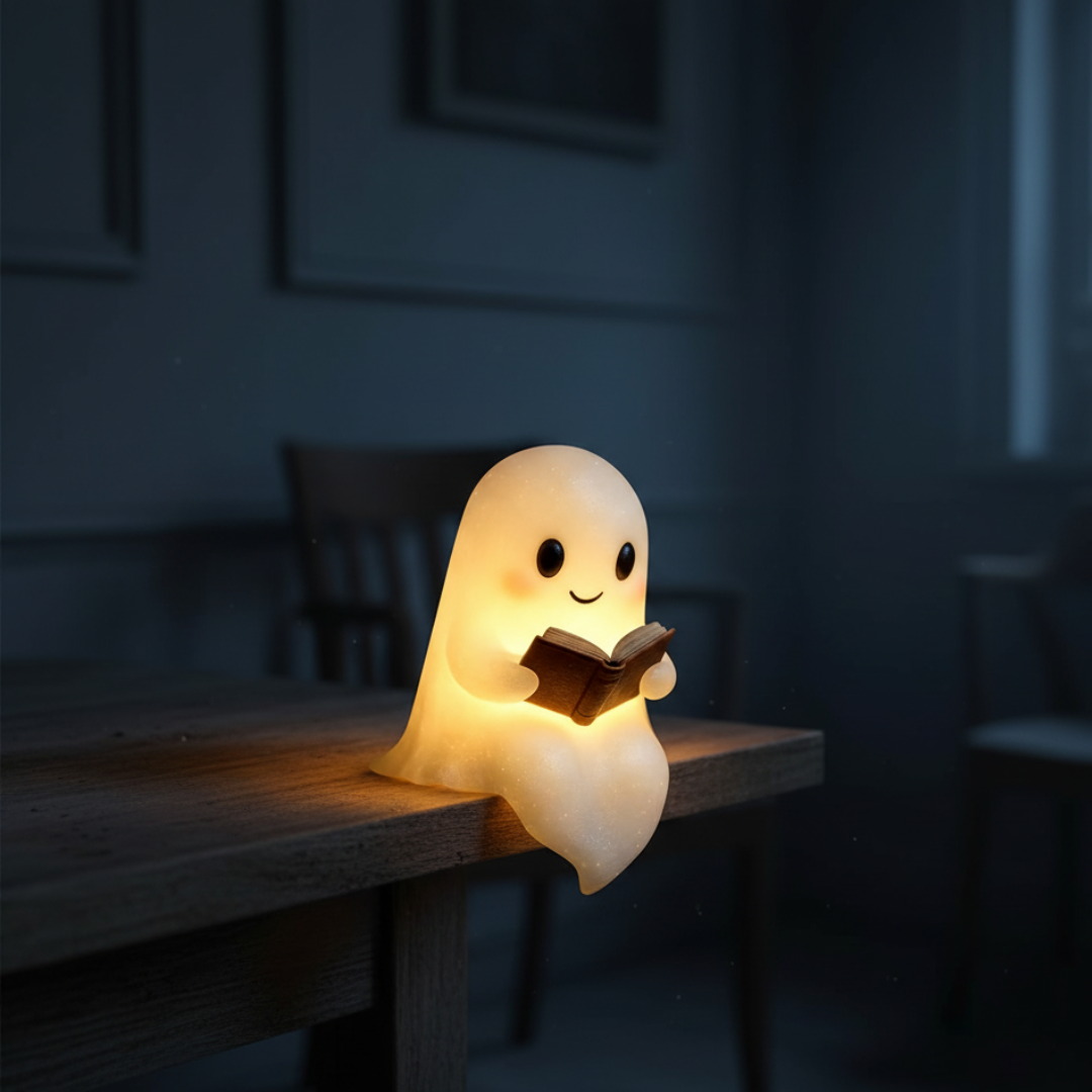 Decorative Table Lamp Ghost Shape Handmade Warm White LED