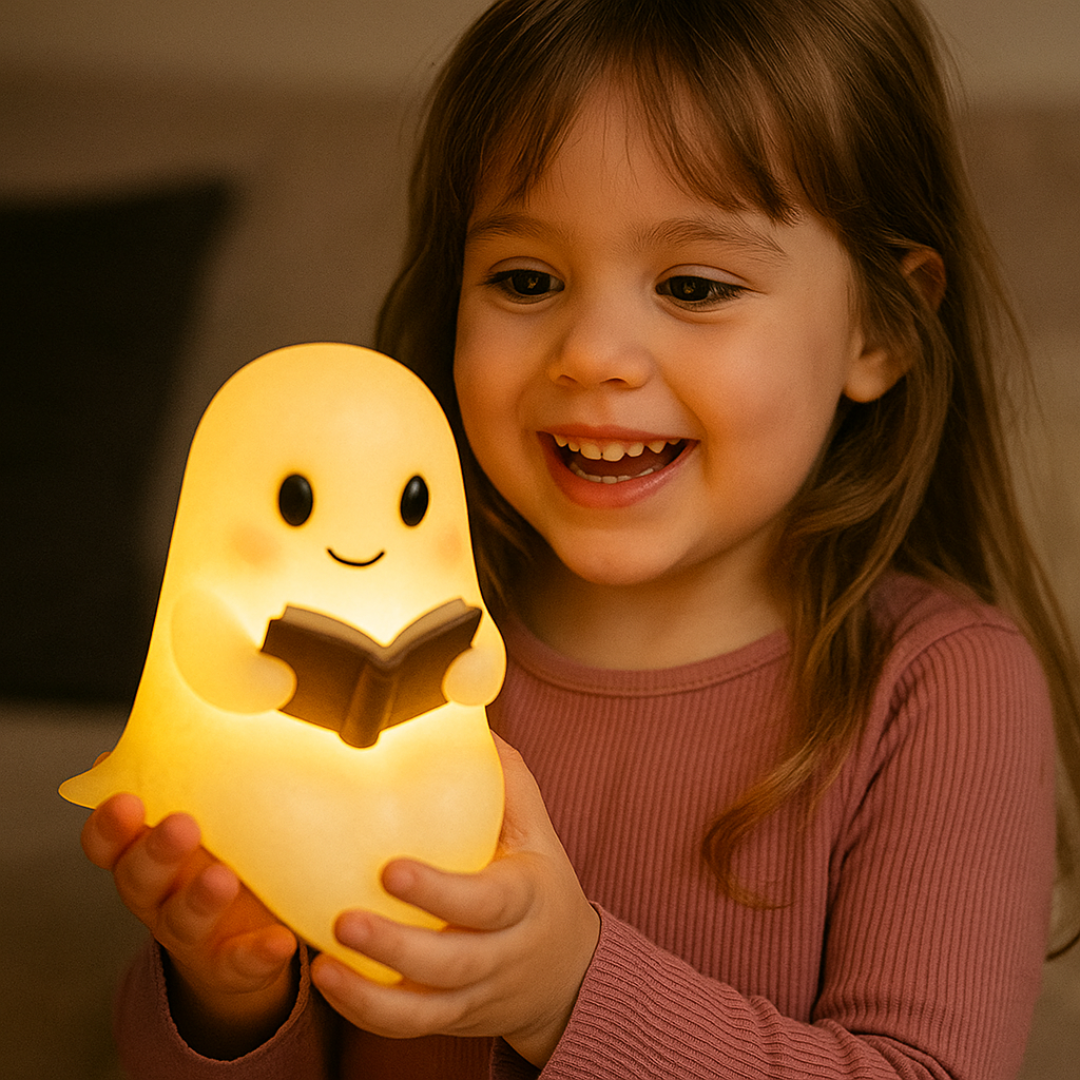 Decorative Table Lamp Ghost Shape Handmade Warm White LED