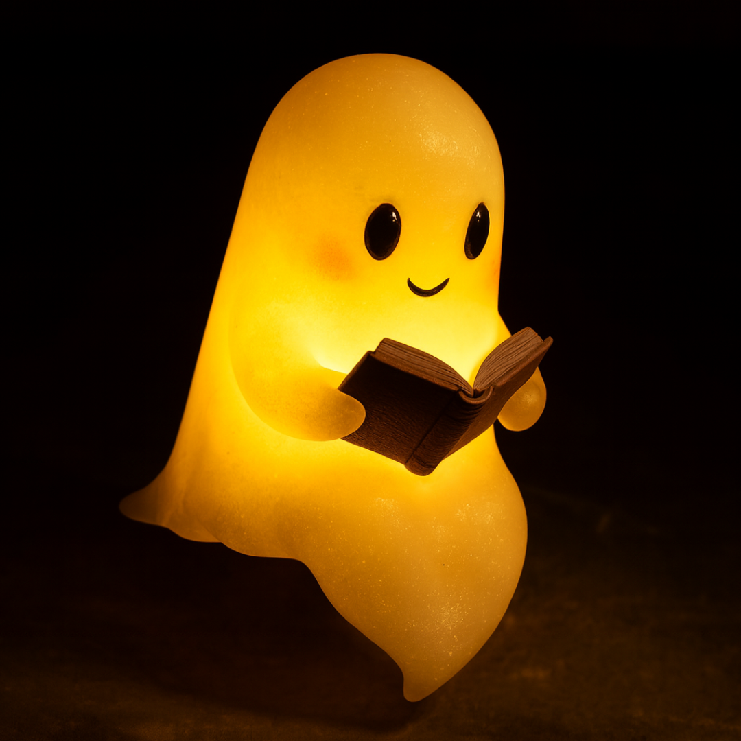 Decorative Table Lamp Ghost Shape Handmade Warm White LED