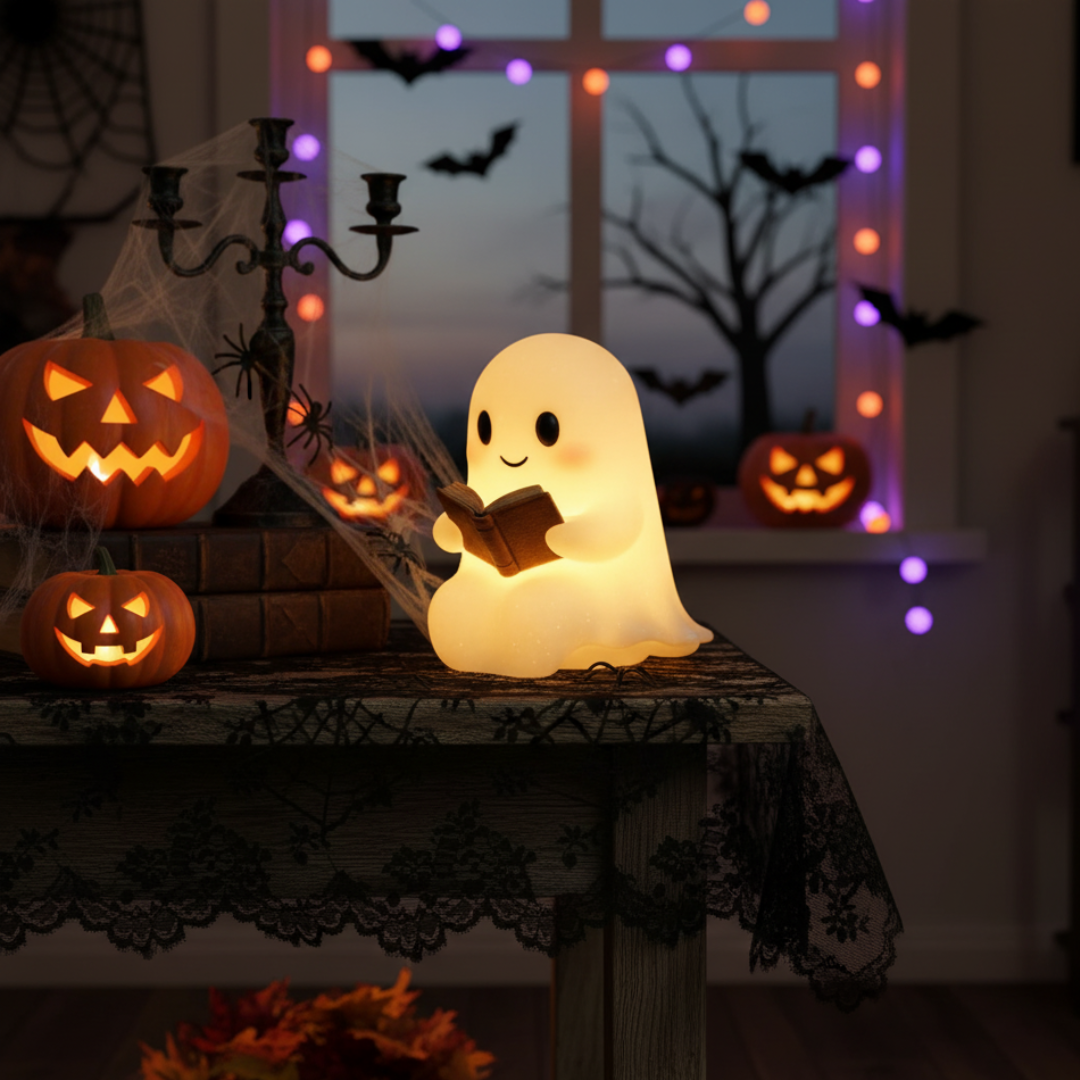 Decorative Table Lamp Ghost Shape Handmade Warm White LED