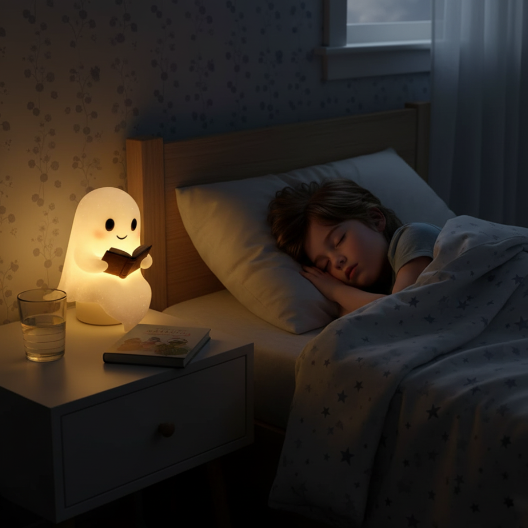 Decorative Table Lamp Ghost Shape Handmade Warm White LED