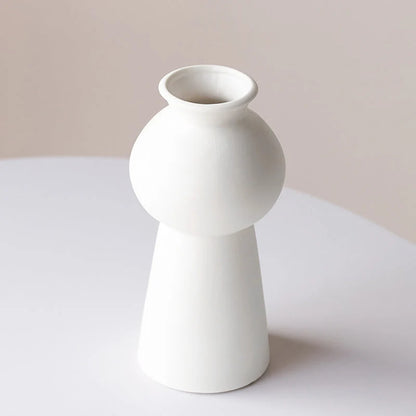 Decorative Vase Ceramic Smooth Finish