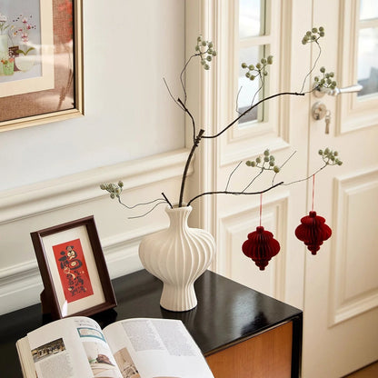 Decorative Vase Sculptural Ceramic For Flowers