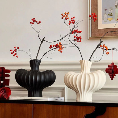 Decorative Vase Sculptural Ceramic For Flowers